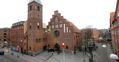 Mariekirken ved pladsindvielsen
